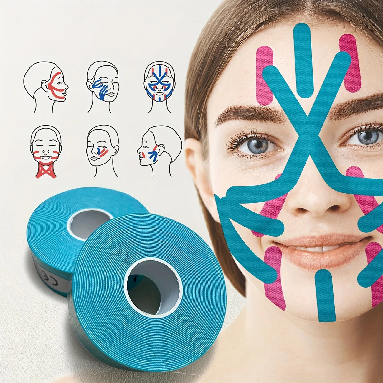 Kinesiology Face Tape