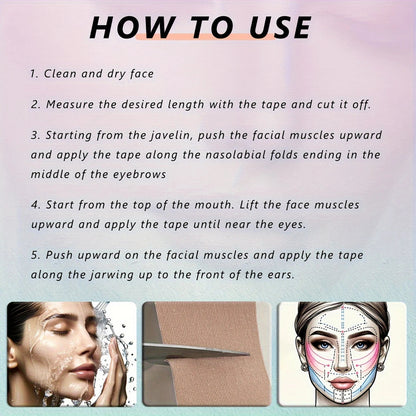 Kinesiology Face Tape