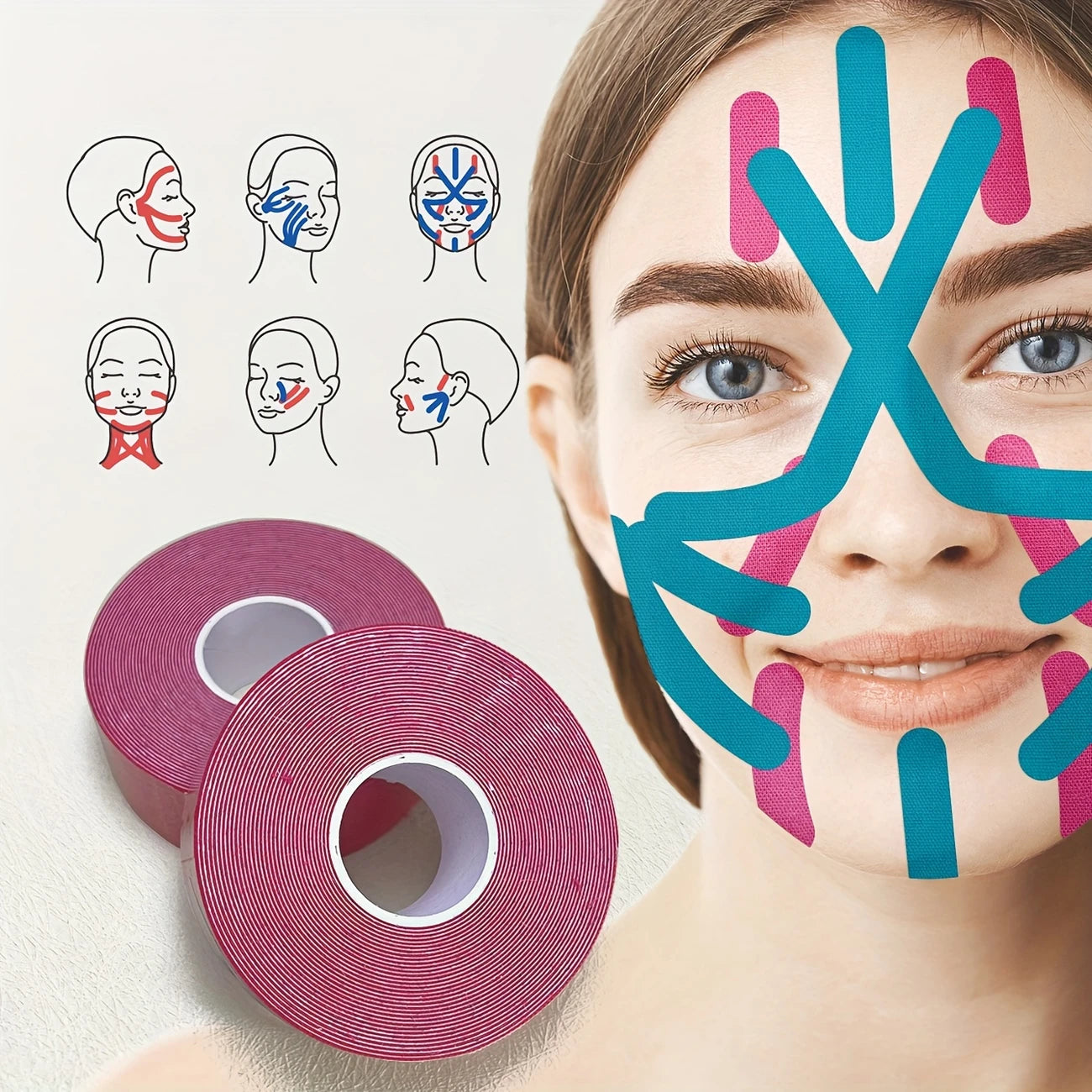 Kinesiology Face Tape